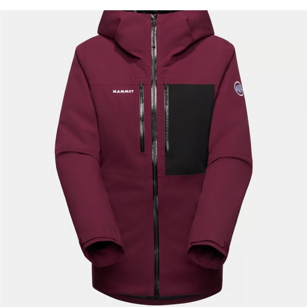 Mammut Women's Ski Jacket - Burgundy and Black New with Tags